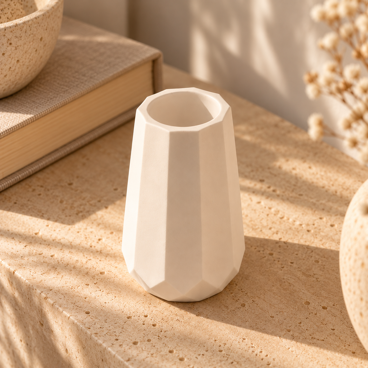 Florero Arista · Yeso artesanal