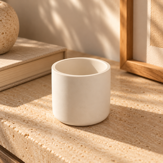 Vaso Nara · Yeso artesanal