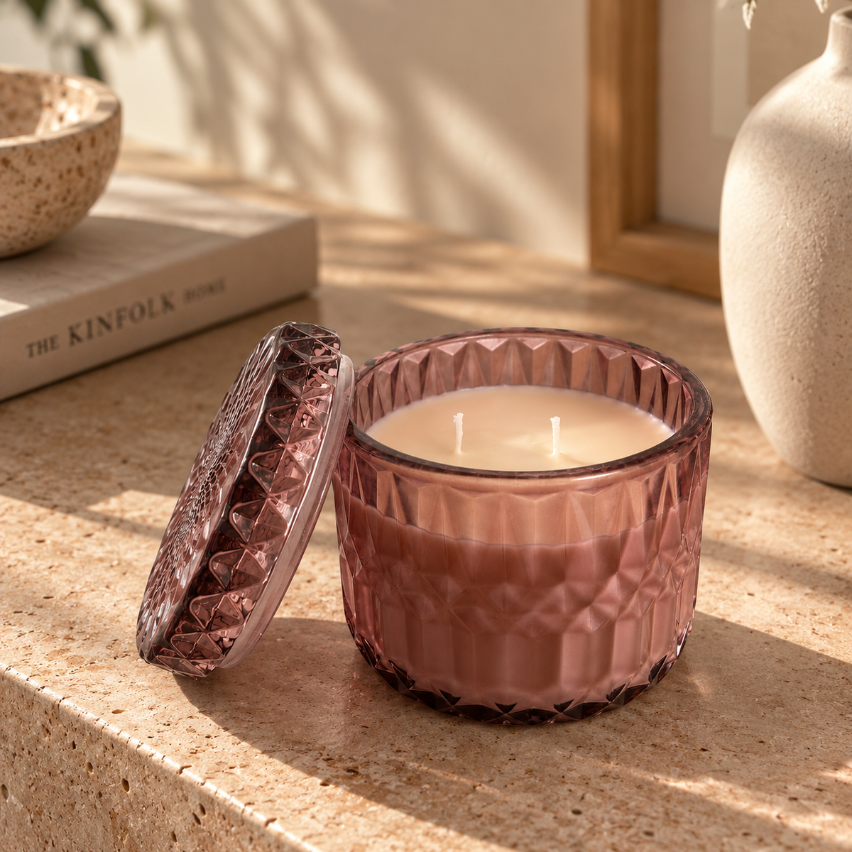 Vela Rosé · Vela artesanal