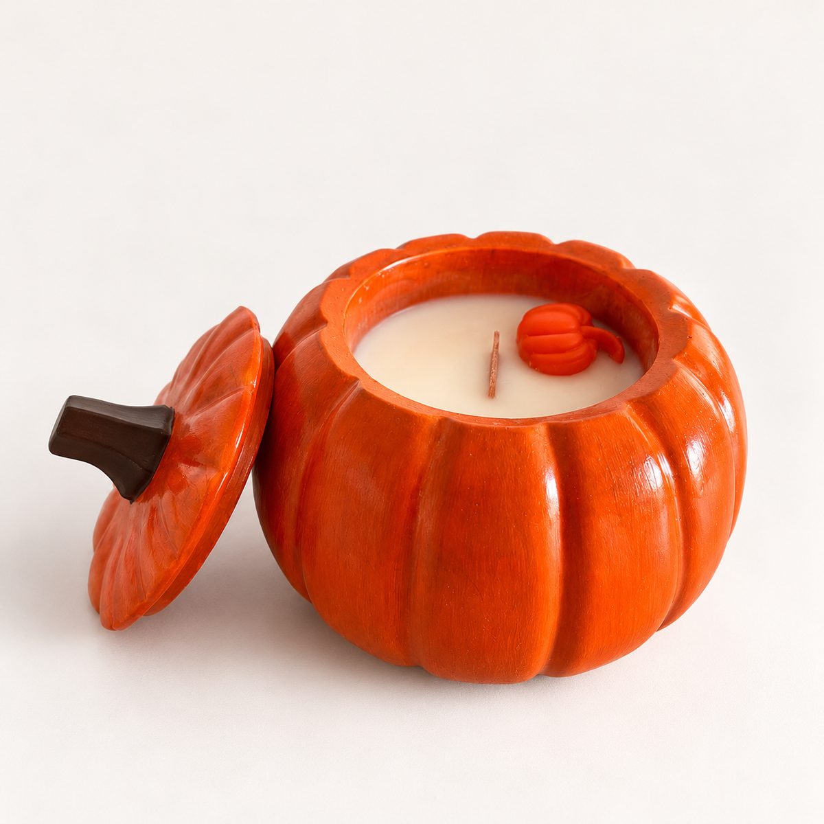 Calabaza Ámbar · Vela artesanal