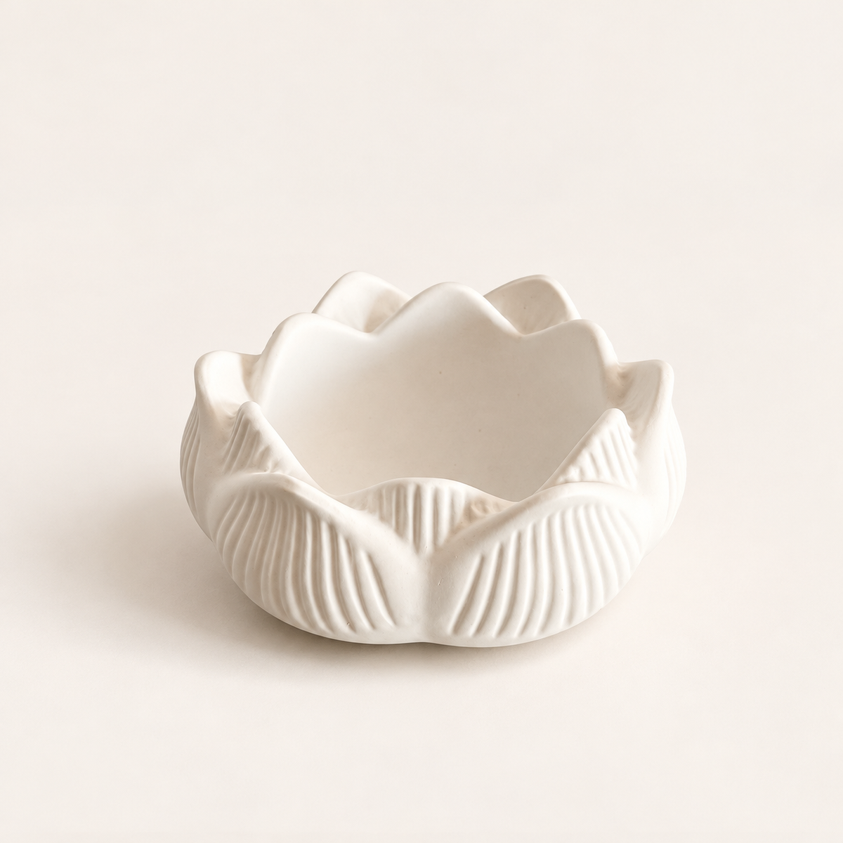 Flor de Loto · Objeto de yeso artesanal