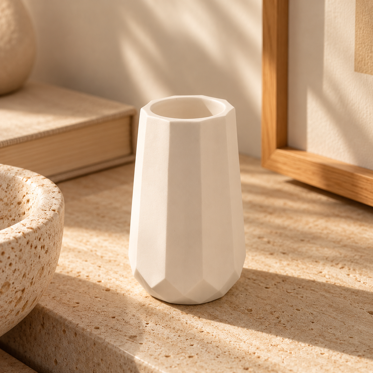 Florero Arista · Yeso artesanal